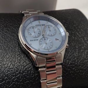 Citizen Chandler Chronograph Blue Dial Watch